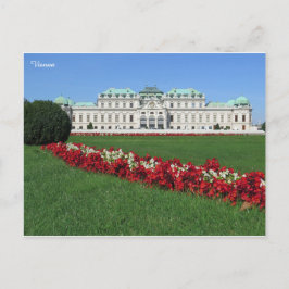 Cartão Postal Viena Belvedere, Áustria