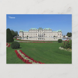 Cartão Postal Viena Belvedere, Áustria