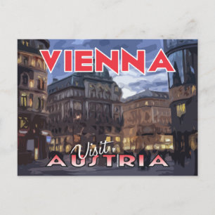 Cartão Postal Viena, Cartão-postal para a Áustria
