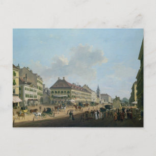 Cartão Postal Viena, promenade, 1824 (petróleo na canvas)