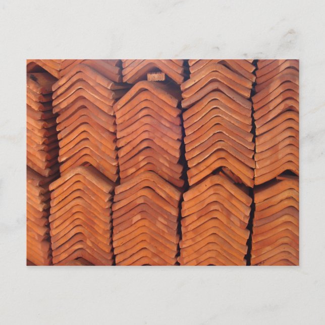 Cartão Postal Vietname dos Azulejos do telhado (Frente)