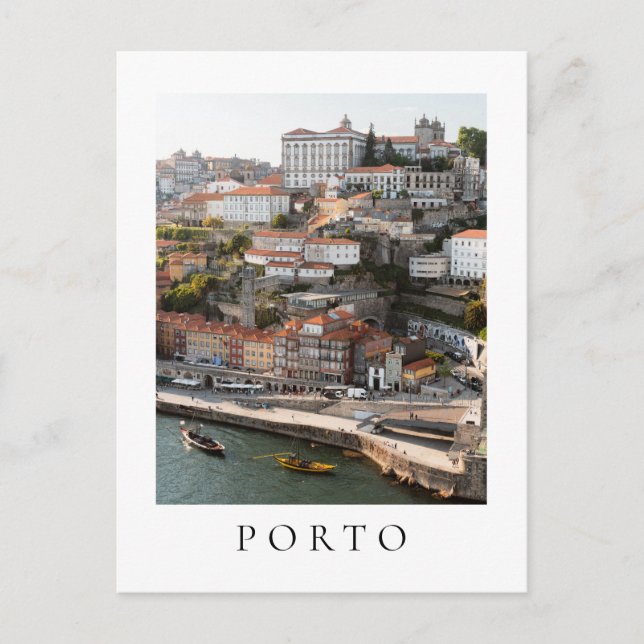 Cartão Postal View at Porto city (Frente)
