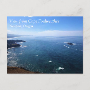 Cartão Postal View from Cape Foulweather, Newport, Oregon