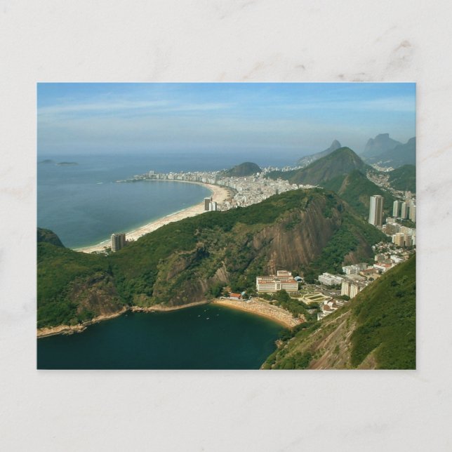 Cartão postal "View from Sugar Loaf, Rio de Janeir (Frente)