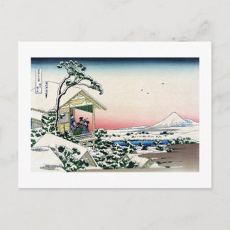Cartão Postal View Mt.Fuji from Koishikawa, Hokusai