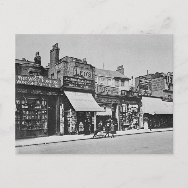 Cartão Postal View of Notting Hill Gate, c.1913 (Frente)
