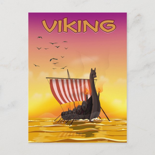 Cartão Postal Viking (Frente)