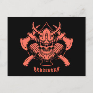 Cartão Postal Viking Berserker