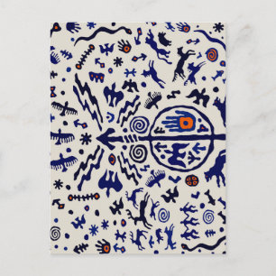 Cartão Postal Viking Shaman Ritual Talisman