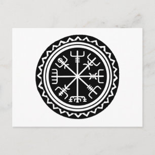 Cartão Postal Viking Vegvisir Compass
