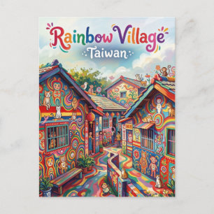 Cartão Postal Vila Arco-íris Taiwan
