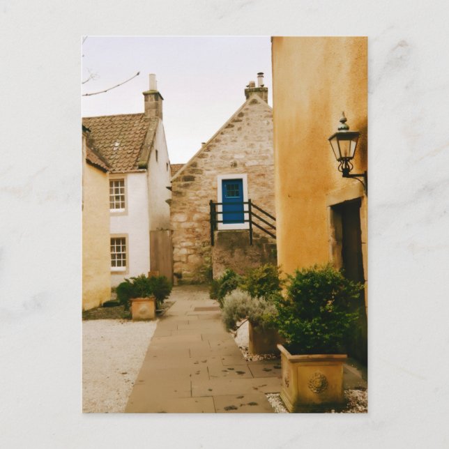 Cartão Postal Vila de Culross, Fife, Escócia  (Frente)