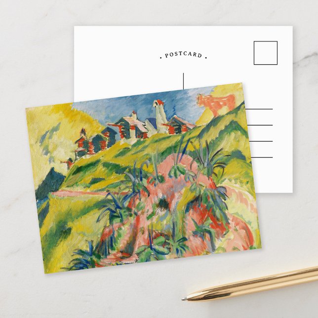 Cartão Postal Vila de Montanha | Ernst Ludwig Kirchner (Criador carregado)
