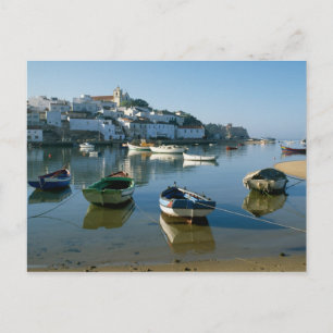 Cartão Postal Vila de Pesca de Ferragudo, Algarve, Portugal