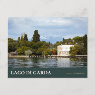 Cartão Postal Vila do Lago de Garda e Costa Alpina