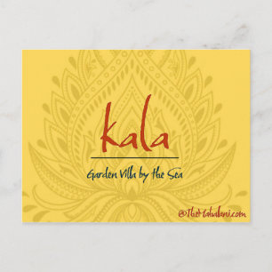 Cartão Postal Vila Kala Garden