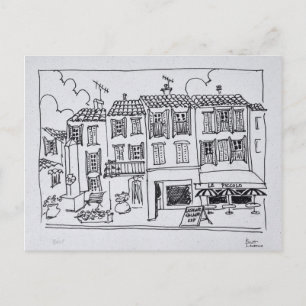 Cartão Postal Vila Medieval de Biot, França