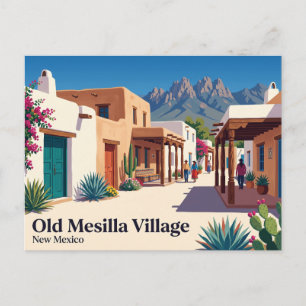 Cartão Postal Vila Old Mesilla EUA