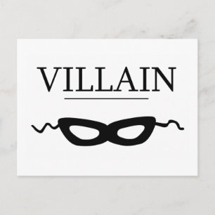 Cartão Postal Villain