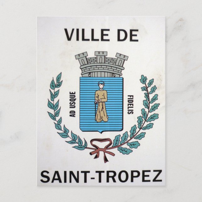 Cartão Postal ville de santo-tropez (Frente)