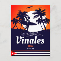 Vinales Palm Tree Cuba Vintage Souvenirs