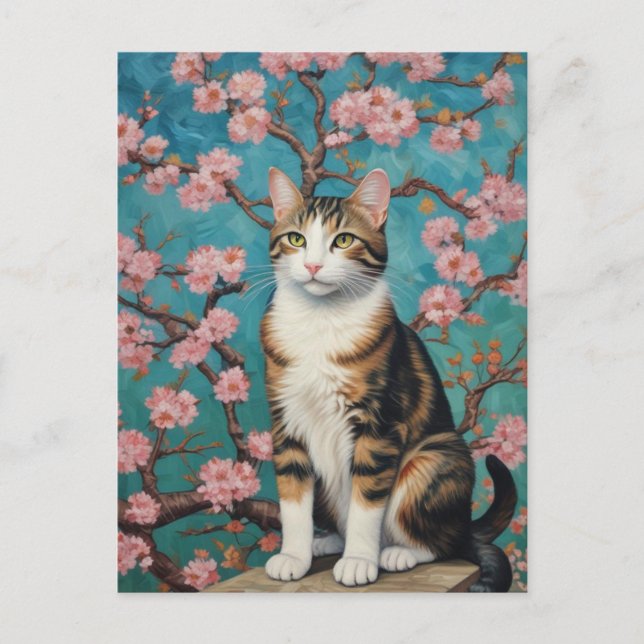 Cartão Postal Vincent Cat Gogh (Frente)