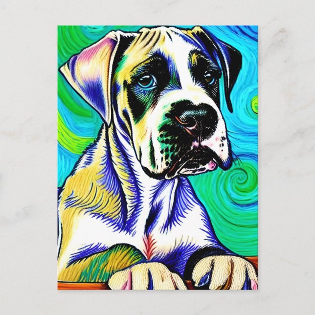 Cartão Postal Vincent Van Dog (Frente)