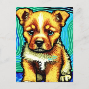Cartão Postal Vincent Van Dog