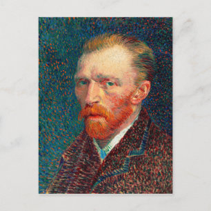 Cartão Postal Vincent Van Gogh 1887 Autoretrato