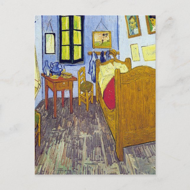 Cartão Postal Vincent van Gogh 1888 O Quarto De Arles (Frente)