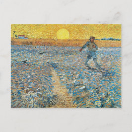 Cartão Postal Vincent Van Gogh, A Arte Da Pintura Da Chuva