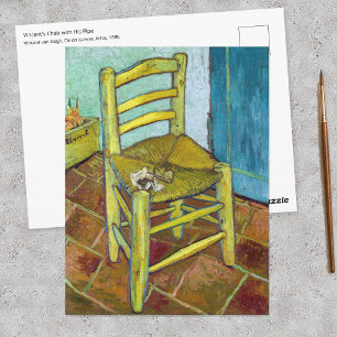 Cartão Postal Vincent van Gogh - A Cadeira de Van Gogh