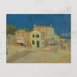 Cartão Postal Vincent Van Gogh, A Casa Amarela, A Rua