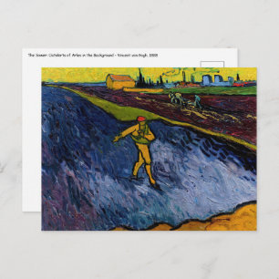 Cartão Postal Vincent van Gogh - A Chuva: Fora de Arles