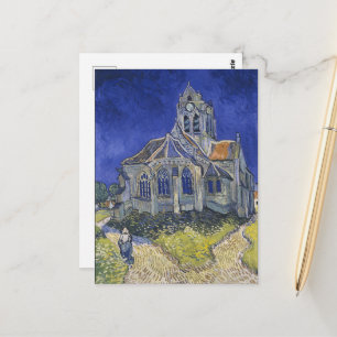 Cartão Postal Vincent Van Gogh, a Igreja dos Auvers