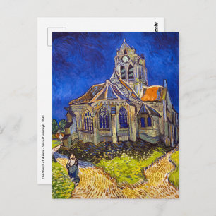 Cartão Postal Vincent van Gogh - A Igreja em Auvers