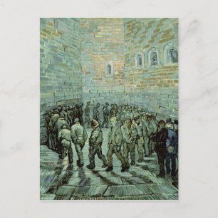 Cartão Postal Vincent van Gogh   a jarda do exercício