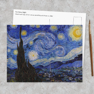 Cartão Postal Vincent Van Gogh - A Noite Estrelada