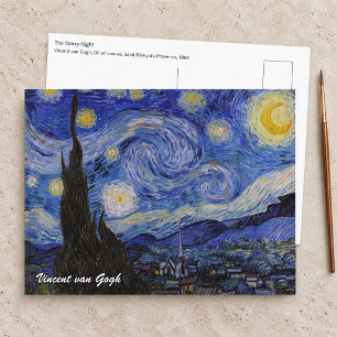 Cartão Postal Vincent Van Gogh - A Noite Estrelada