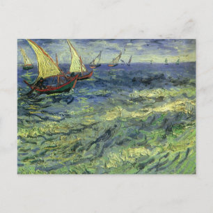 Cartão Postal Vincent van Gogh - A paisagem nas Saintes Maries
