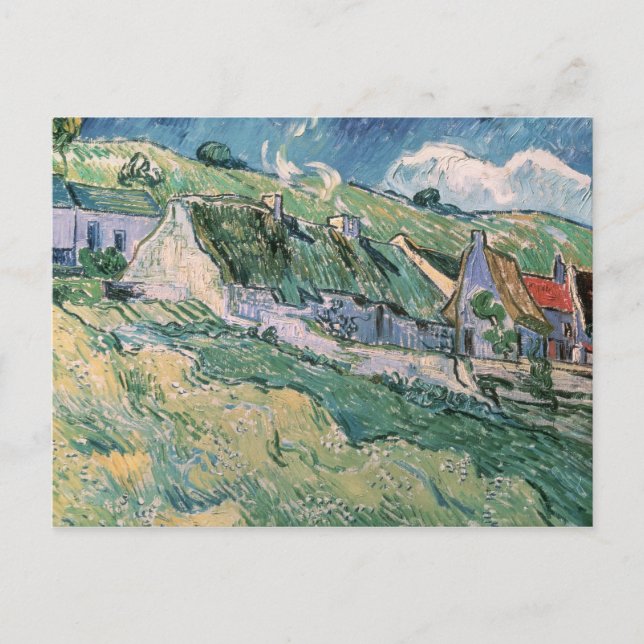 Cartão Postal Vincent van Gogh | Algodão em Auvers-sur-Oise (Frente)
