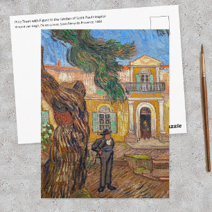 Cartão Postal Vincent Van Gogh - Asilo de Saint-Paul em Saint-Ré