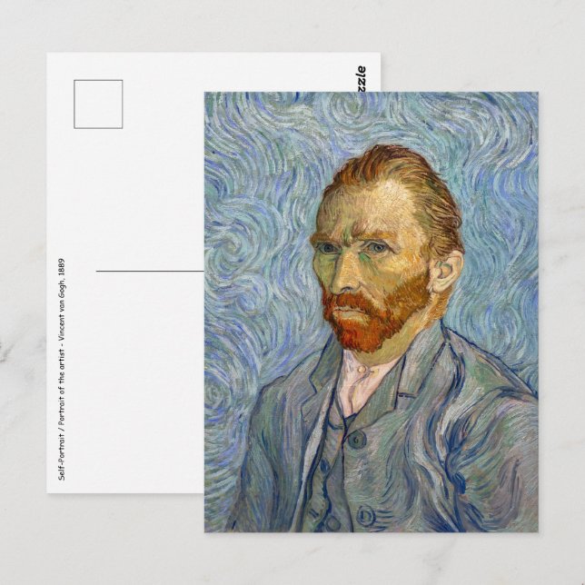 Cartão Postal Vincent Van Gogh - Auto-Retrato (Frente/Verso)