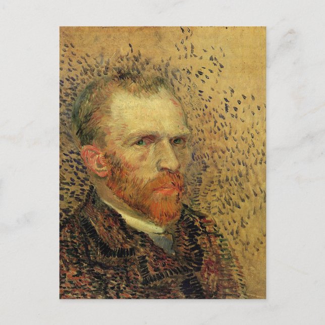 Cartão Postal Vincent Van Gogh autorretrato (Frente)