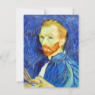 Cartão Postal Vincent van Gogh - Autorretrato, 1889,