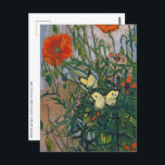 Cartão Postal Vincent van Gogh - Borboletas e papagaios<br><div class="desc">Borboletas e papagaios - Vincent van Gogh,  Oil on Canvas,  1890</div>