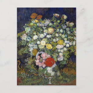 Cartão Postal Vincent van Gogh Buquê de Flores em um Vase