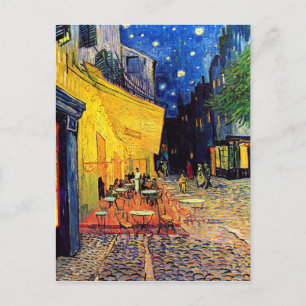 Cartão Postal Vincent Van Gogh - Café Terrace À Noite Bons Art