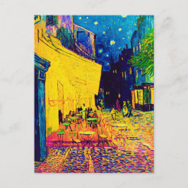Cartão Postal Vincent Van Gogh - Café Terrace À Noite - Pop Art