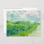 Cartão Postal Vincent van Gogh - Campo de Trigo Verde, Auvers<br><div class="desc">Campo de trigo verde,  Auvers - Vincent van Gogh,  Oil on Canvas,  1890,  Auvers</div>